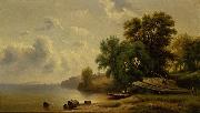 Robert Scott Duncanson Landscape with Campsite china oil painting artist